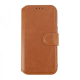 Rvelon iPhone 15 Etui 4 Kortlomme MagSafe Brun