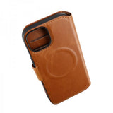 Rvelon iPhone 15 Etui 4 Kortlomme MagSafe Brun