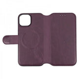 Rvelon iPhone 15 Etui 4 Kortlomme MagSafe Lilla