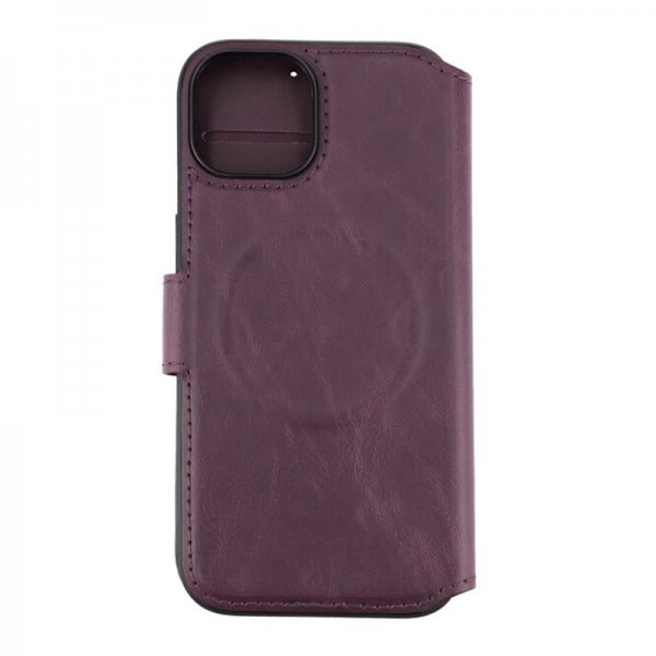 Rvelon iPhone 15 Etui 4 Kortlomme MagSafe Lilla