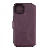 Rvelon iPhone 15 Etui 4 Kortlomme MagSafe Lilla