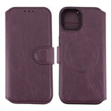 Rvelon iPhone 15 Etui 4 Kortlomme MagSafe Lilla