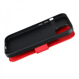 Rvelon iPhone 15 Etui 4 Kortlomme MagSafe Rød
