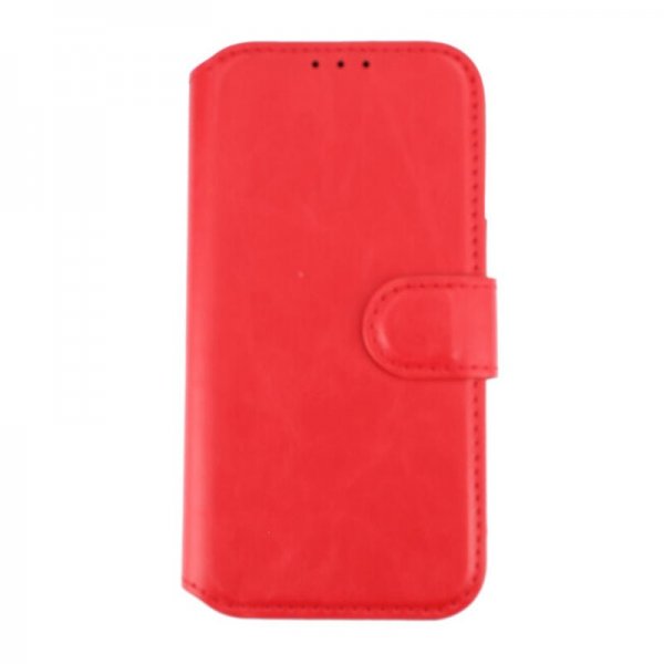 Rvelon iPhone 15 Etui 4 Kortlomme MagSafe Rød