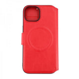 Rvelon iPhone 15 Etui 4 Kortlomme MagSafe Rød