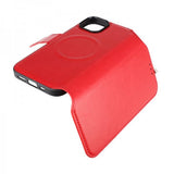 Rvelon iPhone 15 Etui 4 Kortlomme MagSafe Rød