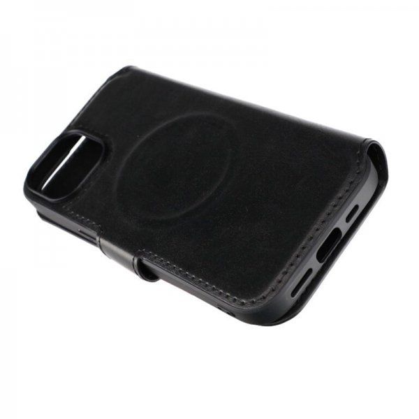 Rvelon iPhone 15 Etui 4 Kortlomme MagSafe Svart
