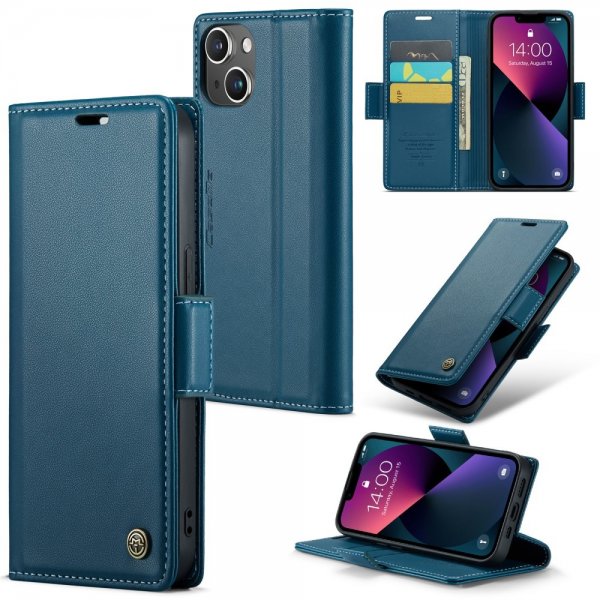 CaseMe iPhone 15 Plus Etui 023 Series Blå
