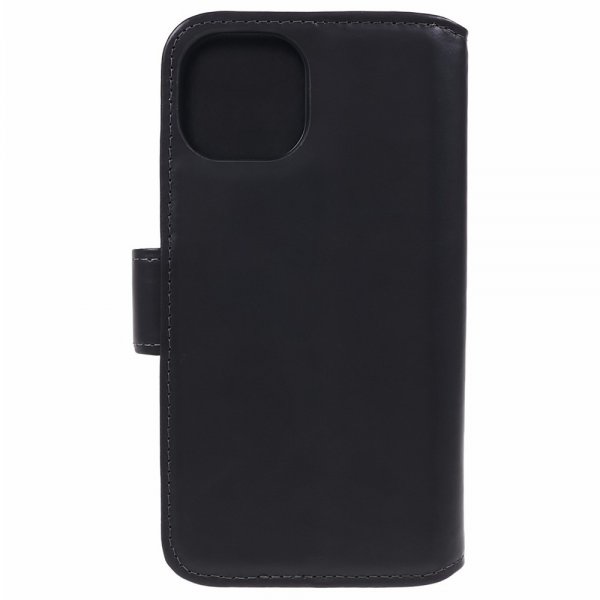 Nordic Covers iPhone 15 Plus Etui Essential Leather Raven Black