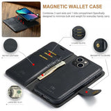 Dg.Ming iPhone 15 Plus Etui Avtagbart Deksel Svart