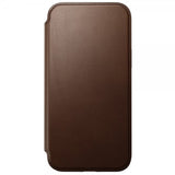 Nomad iPhone 15 Plus Etui Modern Leather Folio Brun