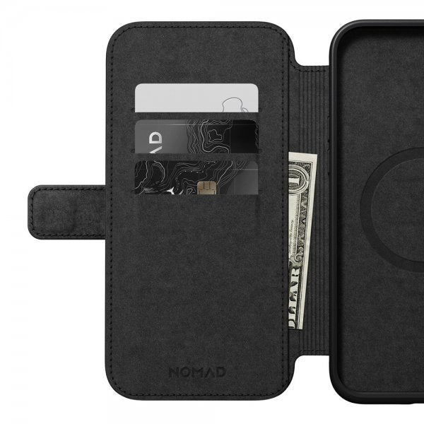 Nomad iPhone 15 Plus Etui Modern Leather Folio Brun