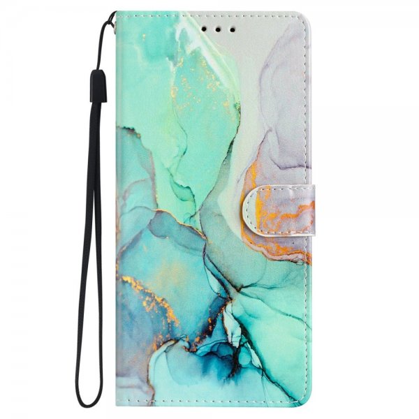 iPhone 15 Plus Etui Motiv Grønn Marmor