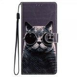 iPhone 15 Plus Etui Motiv Katt med Solbriller