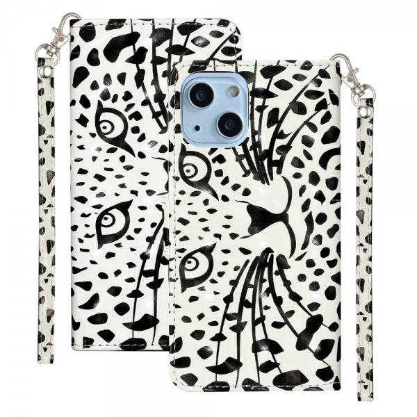 iPhone 15 Plus Etui Motiv Leopard