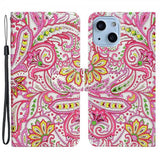 iPhone 15 Plus Etui Motiv Paisleymønster