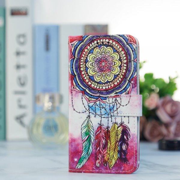 iPhone 15 Plus Etui Motiv Rød Drømmefanger