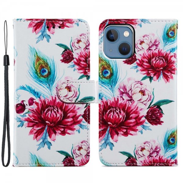 iPhone 15 Plus Etui Motiv Røda Rosor