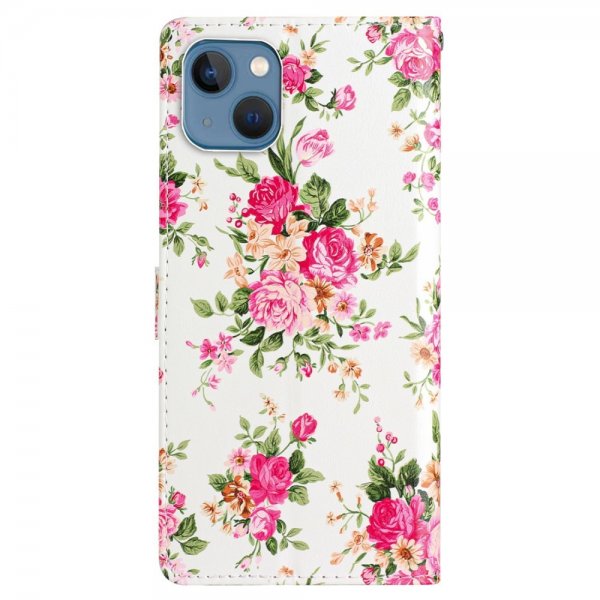iPhone 15 Plus Etui Motiv Rosa Marmor