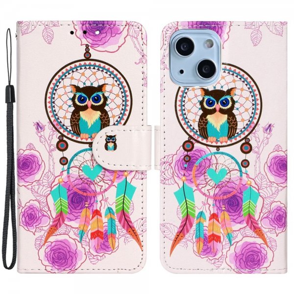 iPhone 15 Plus Etui Motiv Ugle Drømmefanger