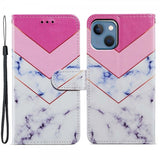 iPhone 15 Plus Etui Motiv Hvit Marmor