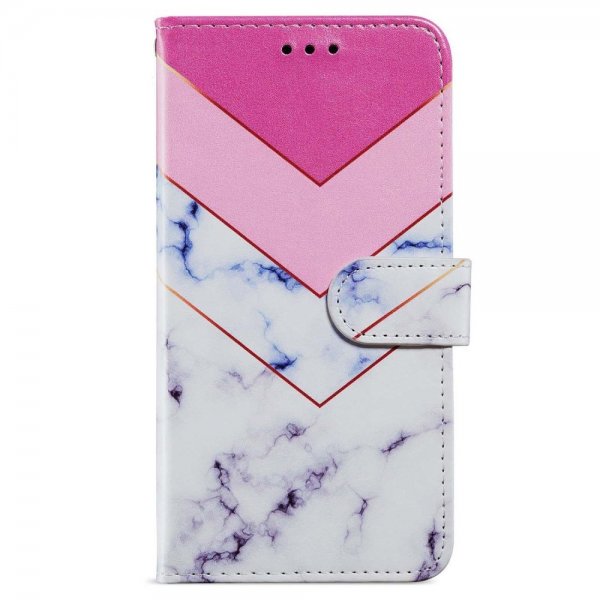 iPhone 15 Plus Etui Motiv Hvit Marmor