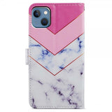 iPhone 15 Plus Etui Motiv Hvit Marmor
