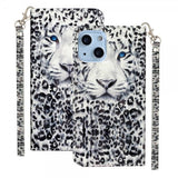 iPhone 15 Plus Etui Motiv Hvit Tiger