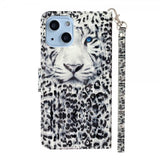 iPhone 15 Plus Etui Motiv Hvit Tiger