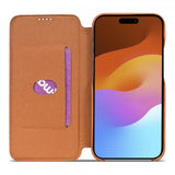 Lc.Imeeke iPhone 15 Plus Etui Retro Brun