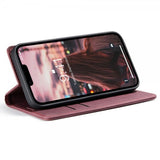 CaseMe iPhone 15 Plus Etui Retro Flip Rød
