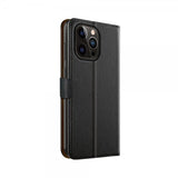 Xqisit iPhone 15 Plus Etui Slim Wallet Selection Svart