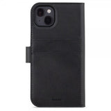 holdit iPhone 15 Plus Etui Wallet Case Magnet Plus Svart