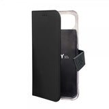 Celly iPhone 15 Plus Etui Wally Wallet Case Svart