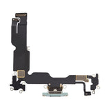 iPhone 15 Plus Ladekontakt med Flexkabel - Grønn