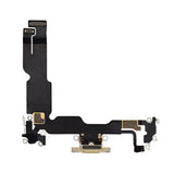 iPhone 15 Plus Ladekontakt med Flexkabel - Gul