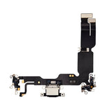 iPhone 15 Plus ladekontakt med flexkabel - svart