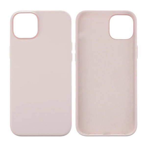 Rvelon iPhone 15 Plus Deksel Silikon Rosa