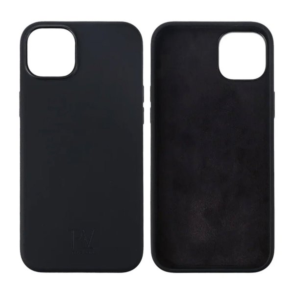 Rvelon iPhone 15 Plus Deksel Silikon Svart