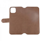 Rvelon iPhone 15 Plus Etui Ekte Skinn Brun