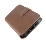 Rvelon iPhone 15 Plus Etui Ekte Skinn Brun