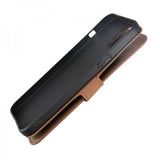 Rvelon iPhone 15 Plus Etui Ekte Skinn Brun