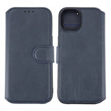 Rvelon iPhone 15 Plus Etui Detachable Wallet Case Blå