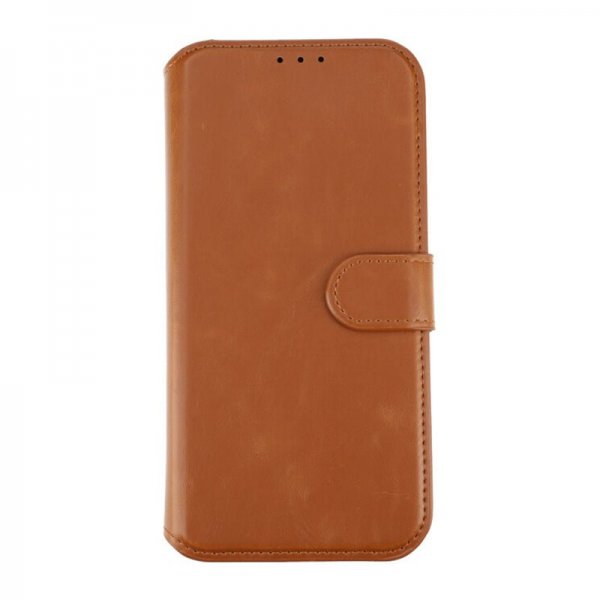 Rvelon iPhone 15 Plus Etui Detachable Wallet Case Brun