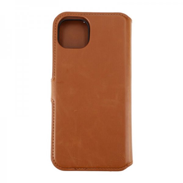 Rvelon iPhone 15 Plus Etui Detachable Wallet Case Brun