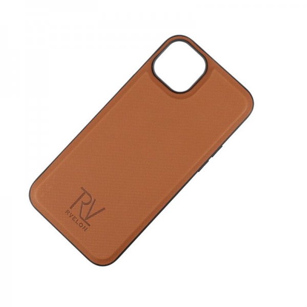 Rvelon iPhone 15 Plus Etui Detachable Wallet Case Brun