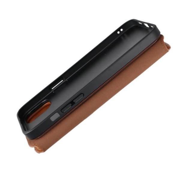 Rvelon iPhone 15 Plus Etui Detachable Wallet Case Brun