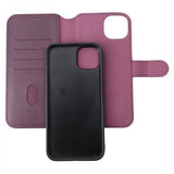 Rvelon iPhone 15 Plus Etui Detachable Wallet Case Lilla