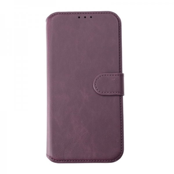 Rvelon iPhone 15 Plus Etui Detachable Wallet Case Lilla