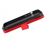 Rvelon iPhone 15 Plus Etui Detachable Wallet Case Rød